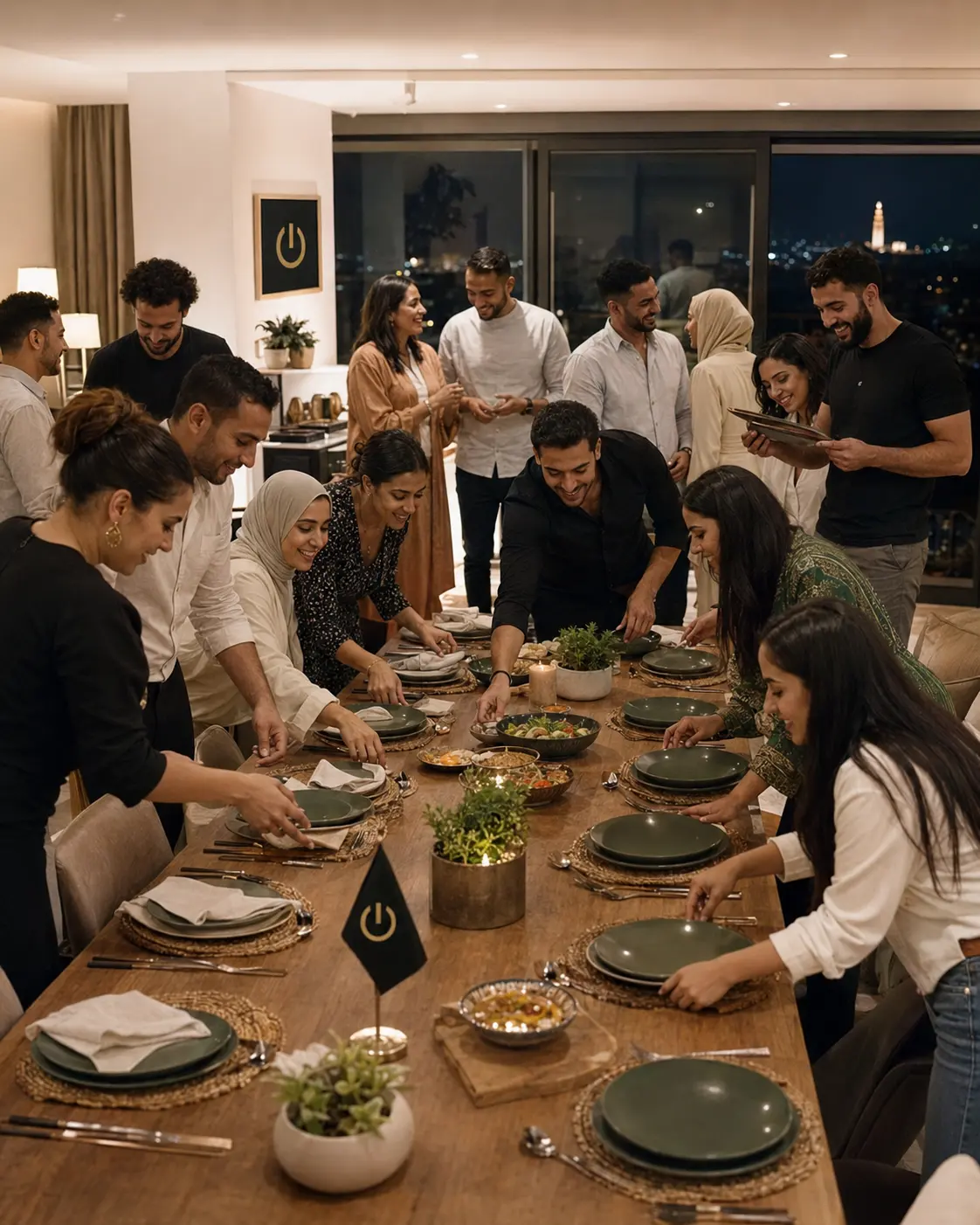 Un dîner à préparer ensemble
